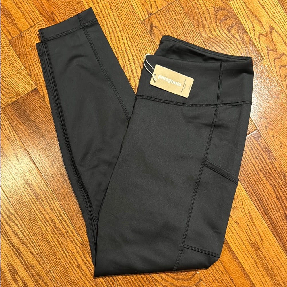 Patagonia Black Leggings with Pockets.